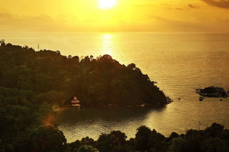 Pangkor Laut Estates at Sunset
